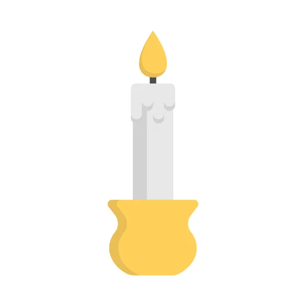 Candle Icon Design Template Vector Illustration — Stock Vector