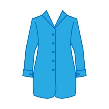 ceket simgesi tasarımı vektör illüstrasyonu