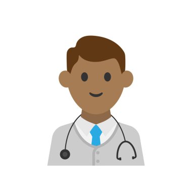 doktor simgesi tasarımı vektör çizimi