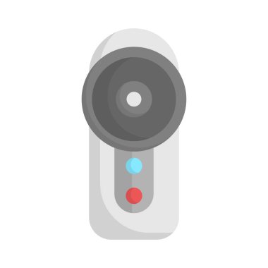 360 Derece kamera simgesi tasarım şablonu çizimi