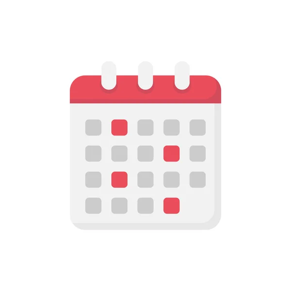 Calendar Icon Design Template Vector Illustration — Stock Vector