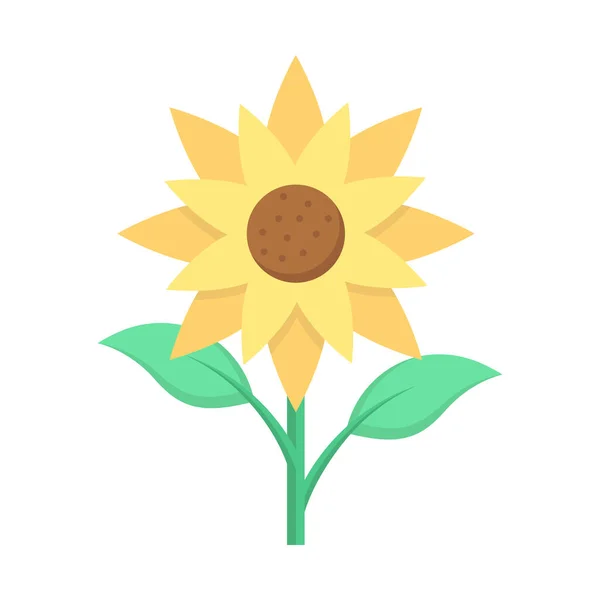 Sonnenblume Symbol Design Vorlage Vektor Illustration — Stockvektor