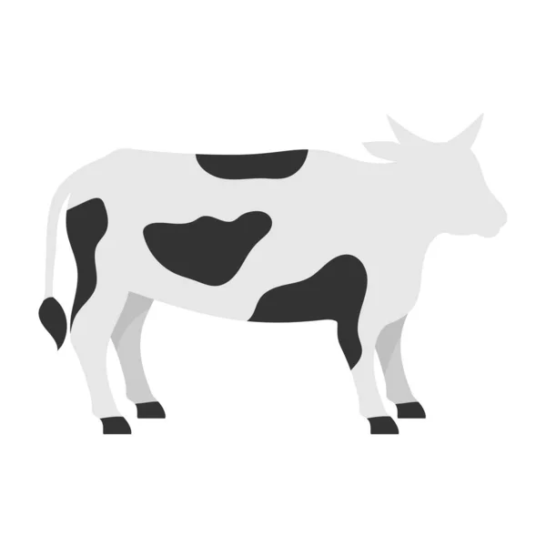 Cow Icon Design Template Vector Illustration — Stock Vector