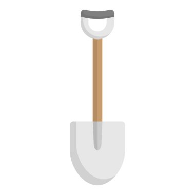 Kürek simgesi tasarımı vektör çizimi