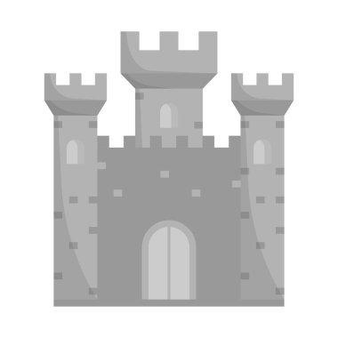 kale ikonu tasarım şablonu çizimi