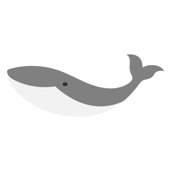 Whale Icon Design Template Vector Illustration — Stockový vektor