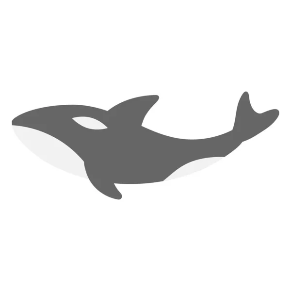 Orca Killer Whale Icon Design Template Vector Illustration — Stock vektor