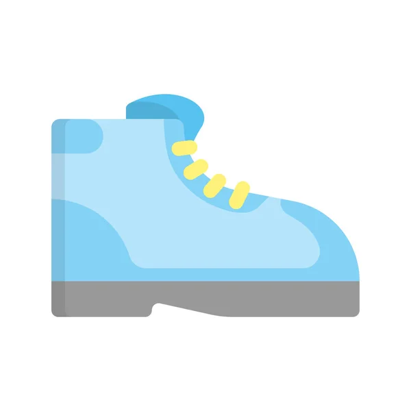 Hiking Boots Icon Design Template Vector Illustration — Stock Vector