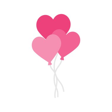 Balon simgesi tasarım şablon çizimi