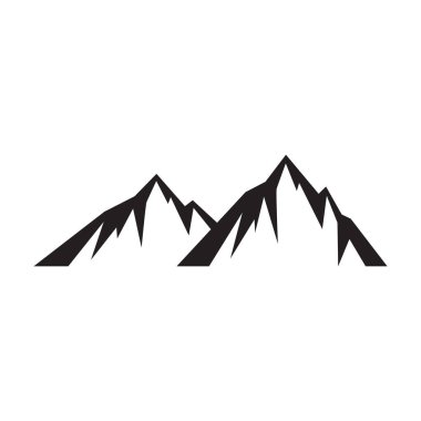 Mountain icon design template vector illustration