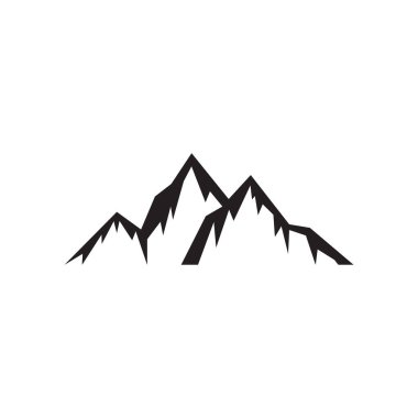 Mountain icon design template vector illustration
