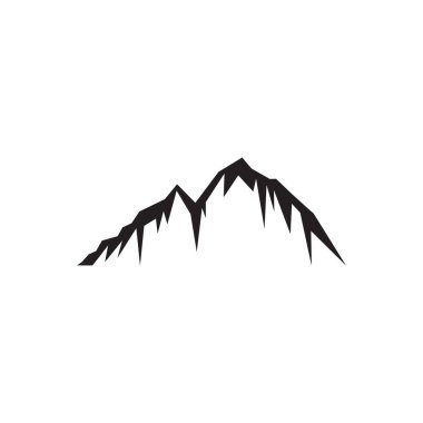 Mountain icon design template vector illustration