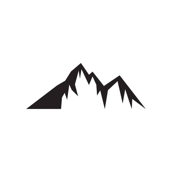 Mountain icon design template vector illustration