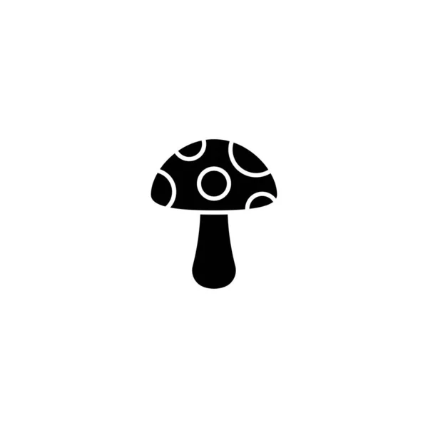 Mushroom Icon Design Template Vector Illustration — Stock Vector