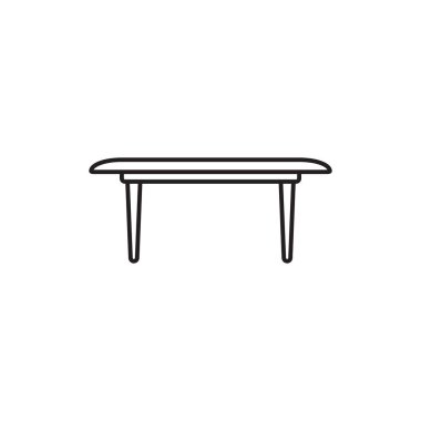 Tablo çizgisi resim tasarımı şablon çizimi illüstrasyonu