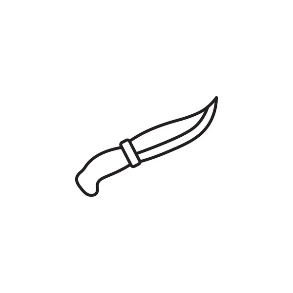 Knife Line Art Icon Design Template Vector Illustration — Stockvector