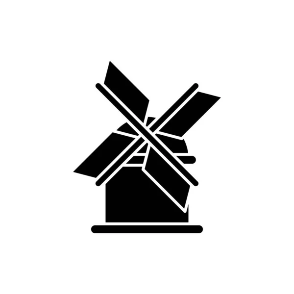 Windrad Symbol Design Vorlage Vektor Illustration — Stockvektor