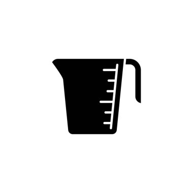 Kupa simgesi tasarım şablonu illüstrasyonu ölçülüyor