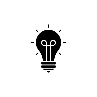 Fikir simgesi tasarım şablonu çizimi