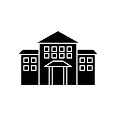 Kampüs simgesi tasarımı vektör çizimi