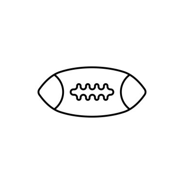 FOOTBALL ICON çizim şablonu izole edilmiş vektör illüstrasyonu