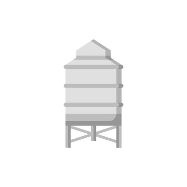 Silo simge tasarımı vektör çizimi