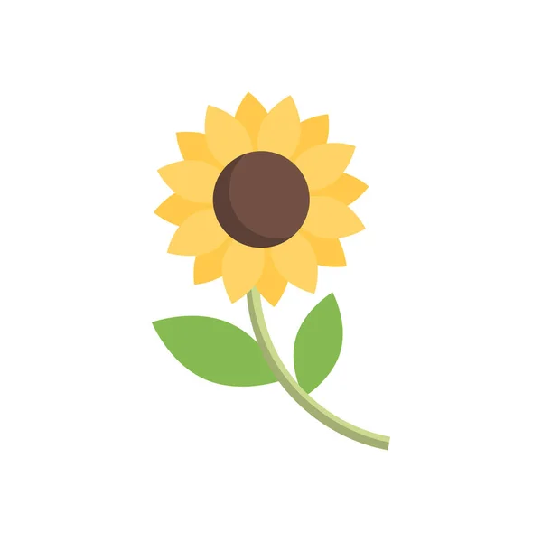 Sonnenblume Symbol Design Vorlage Vektor Illustration — Stockvektor