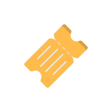 Bilet simgesi tasarım şablonu çizimi