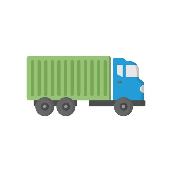 Truck Pictogram Ontwerp Template Vector Illustratie — Stockvector