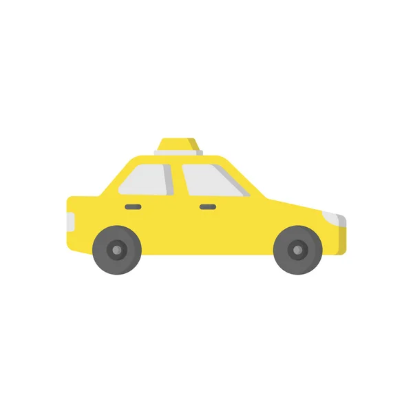 Illustrazione Vettoriale Modello Icona Progettazione Taxi — Vettoriale Stock
