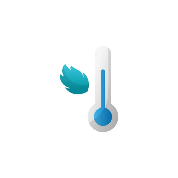 Temperature Icon Design Template Vector Illustration — Stock Vector