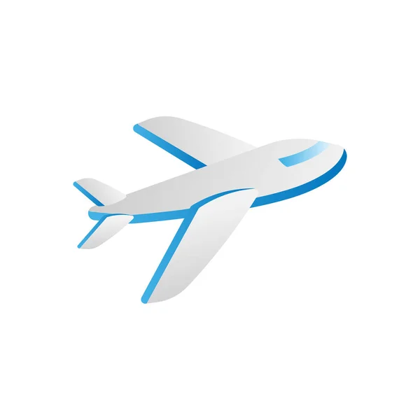 Illustration Vectorielle Modèle Conception Icône Avion — Image vectorielle