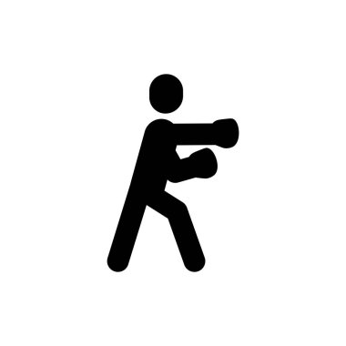 Boks simgesi tasarım şablon çizimi