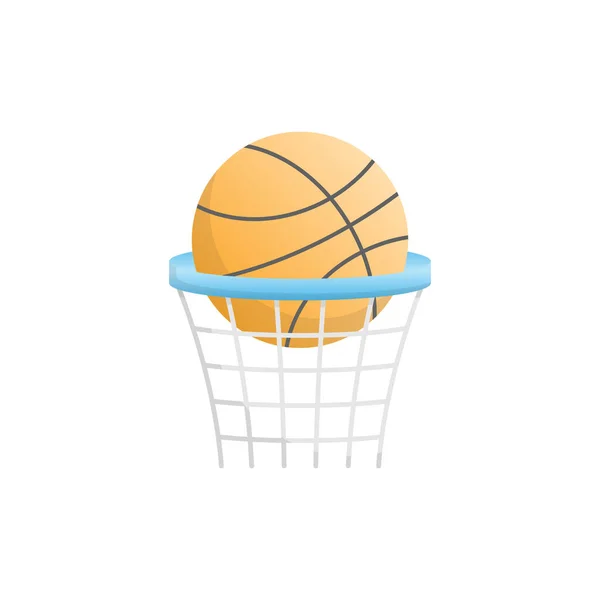 Ilustración Vectores Plantilla Diseño Icono Baloncesto — Vector de stock