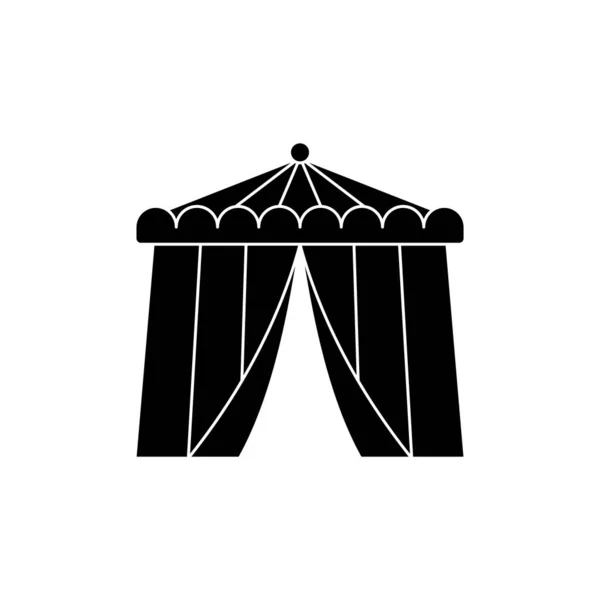 Circus Tent Icon 디자인 템플릿 일러스트 — 스톡 벡터