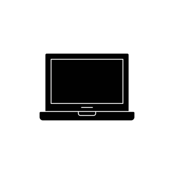 Laptop Symbol Design Vorlage Vektor Illustration — Stockvektor