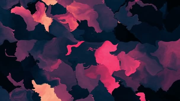 Arte Colorido Fondo Animación Loop — Vídeos de Stock