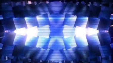 Abstract Futuristic Flickering Background 