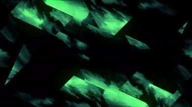 Abstract Futuristic Flickering Background 