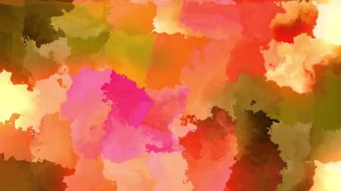 Renkli Sanat Arkaplan Canlandırma Döngüsü