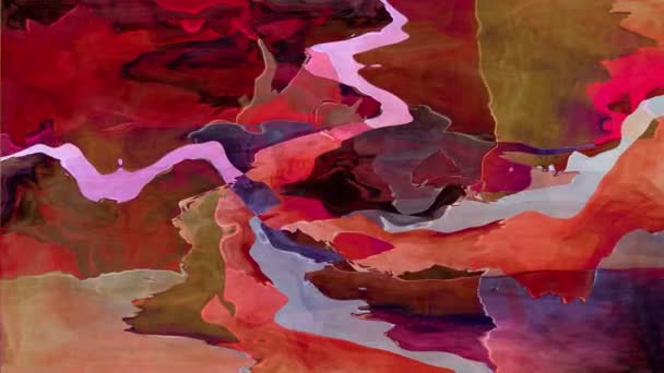 Arte Colorata Sfondo Animazione Loop — Video Stock