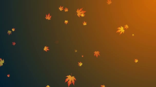 Fall Season Background Loop — Vídeo de Stock