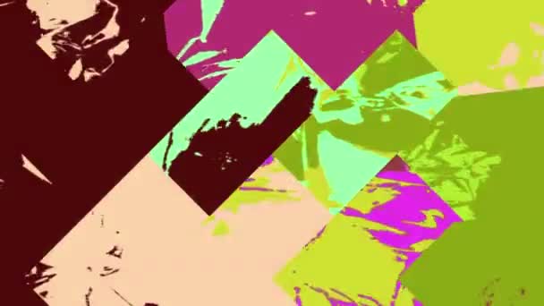 Abstraktní Grunge Art Textura Pozadí — Stock video