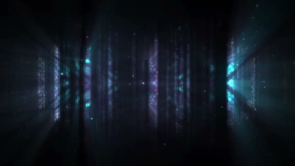 Abstract Glowing Background Loop — стоковое видео