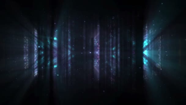 Abstract Glowing Background Loop — Stok video