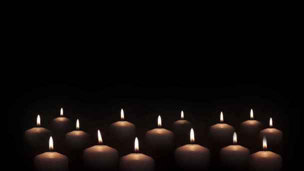 Abstract Background Candles — Stock Video