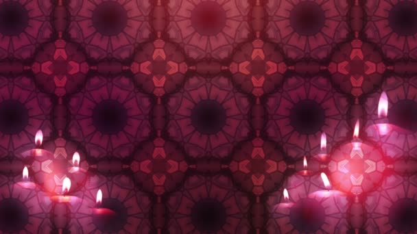 Abstract Background And Candles 