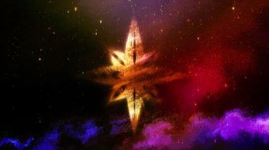 soyut yıldızlar arka plan döngü