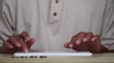 stop motion a man analysis business. business growth concept. coin stack increase.