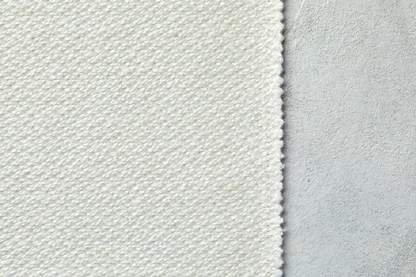 Set sampel kain abu-abu, latar belakang tekstur . — Stok Foto